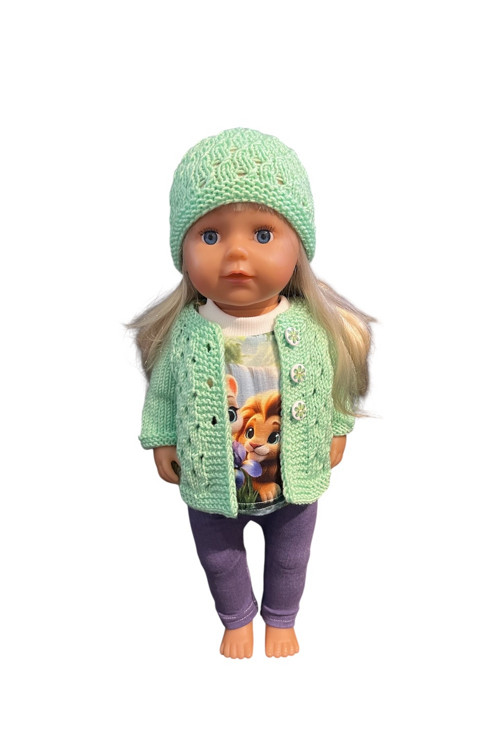 Set pro Baby Born 43 cm - sestrička, zelený