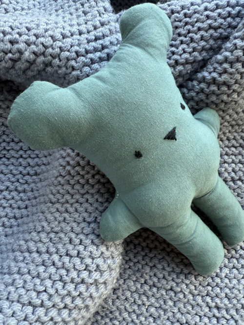 Wide Bubu Bear Mini Blue/Grey
