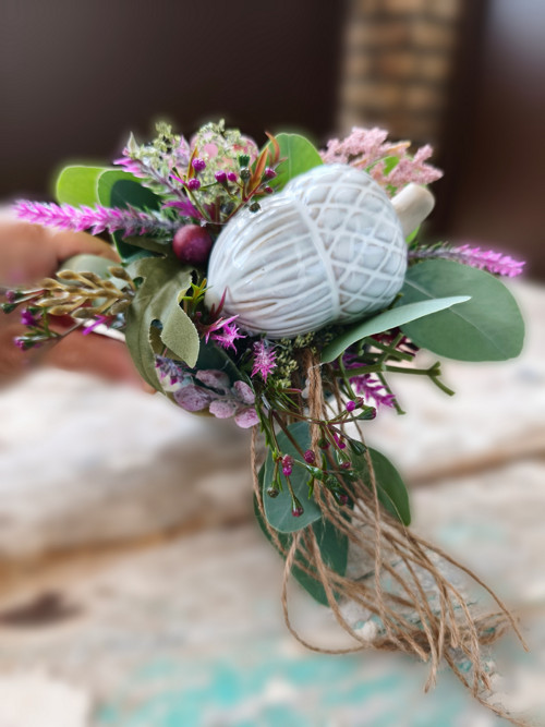 Dekorace na stůl, ikebana