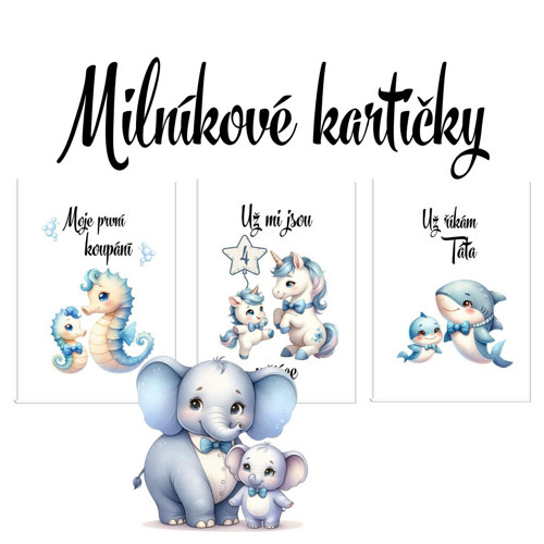 Milníkové kartičky - Otec a syn