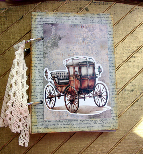 Old England - scrapbookový zápisník