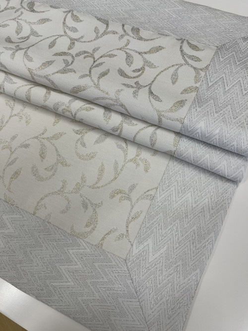 Ubrus 75x75 - Noblesse silver