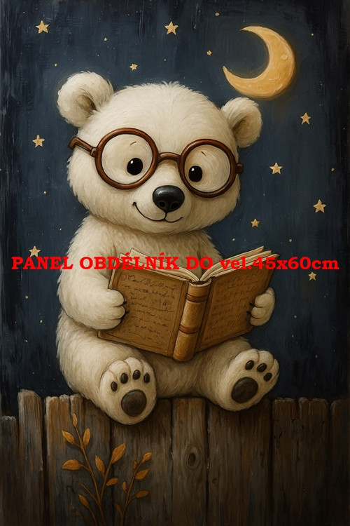 Bavlněný panel 7x10 cm