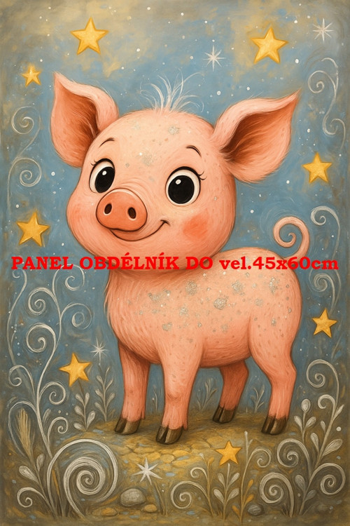 Bavlněný panel 7x10 cm