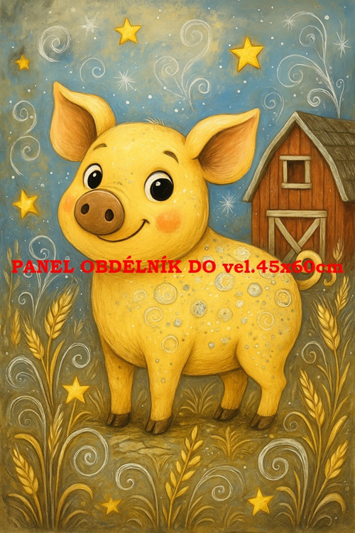 Bavlněný panel 7x10 cm