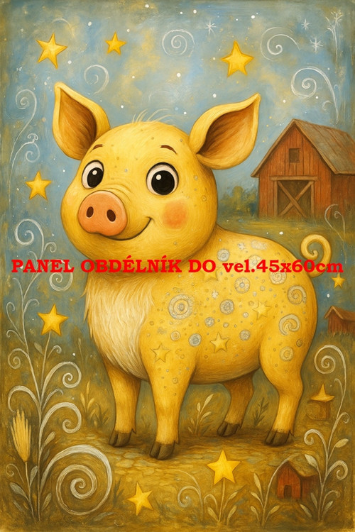 Bavlněný panel 7x10 cm — foto 1