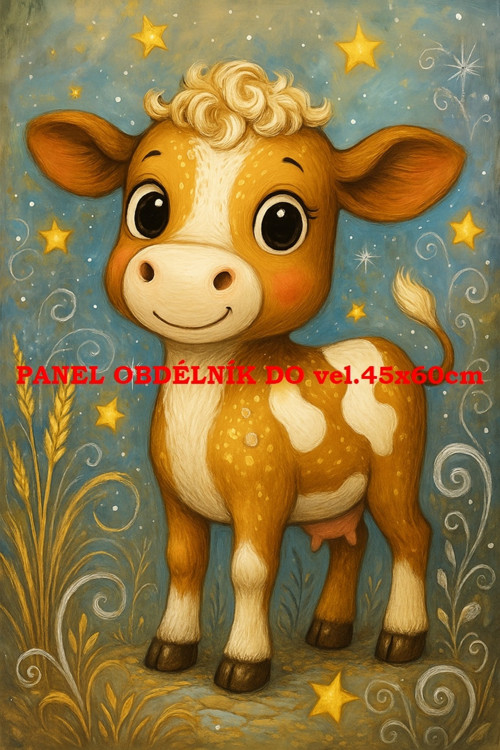 Bavlněný panel 7x10 cm