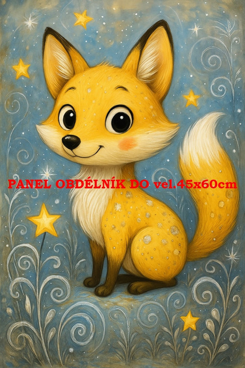 Bavlněný panel 7x10 cm