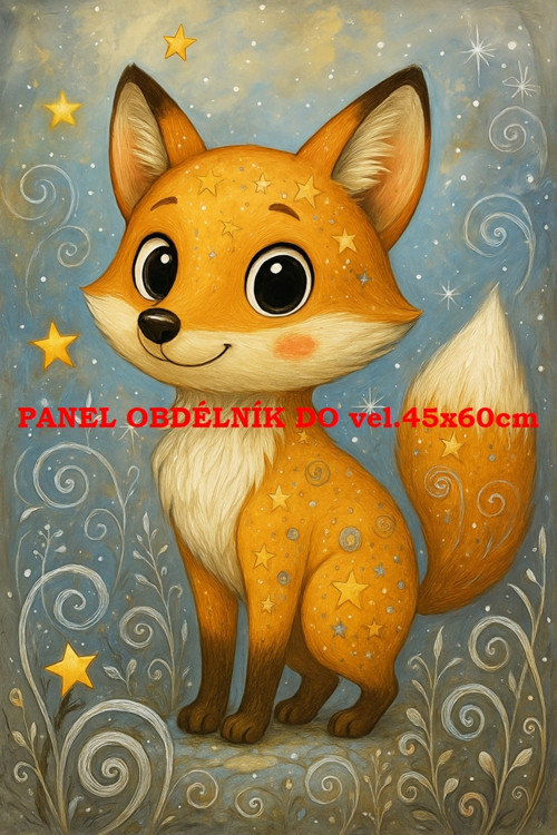 Bavlněný panel 7x10 cm