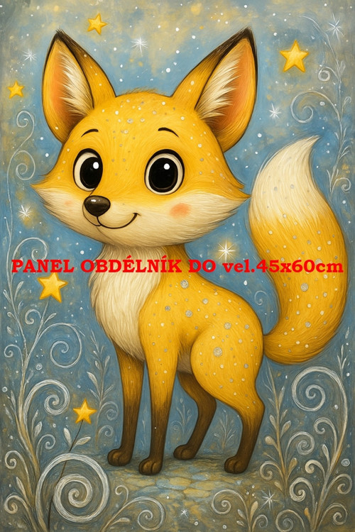 Bavlněný panel 7x10 cm
