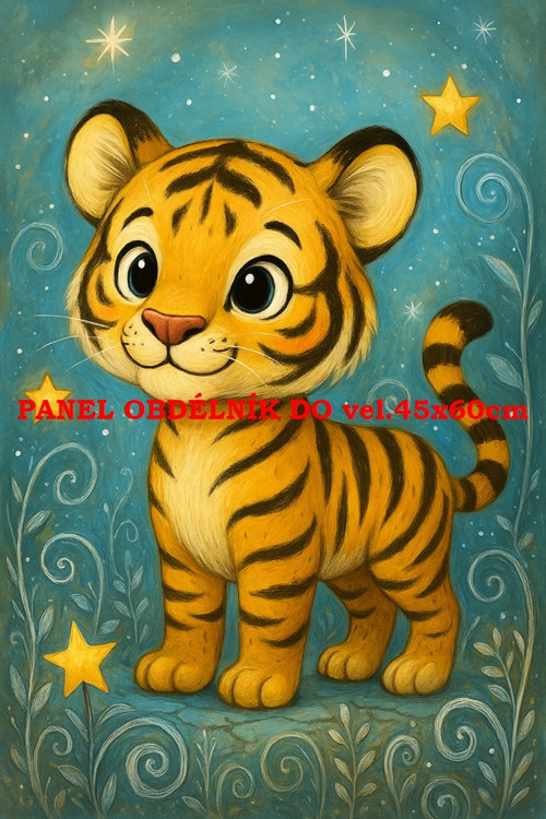 Bavlněný panel 7x10 cm