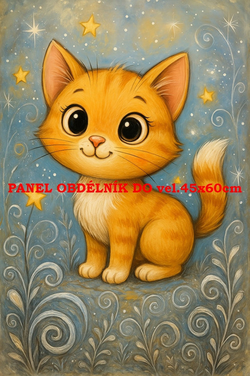 Bavlněný panel 7x10 cm