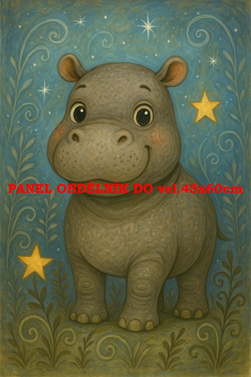 Bavlněný panel 7x10 cm