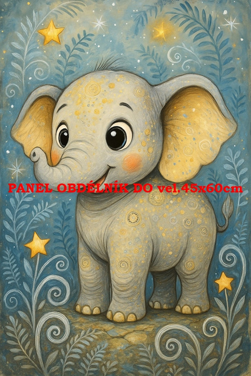 Bavlněný panel 7x10 cm