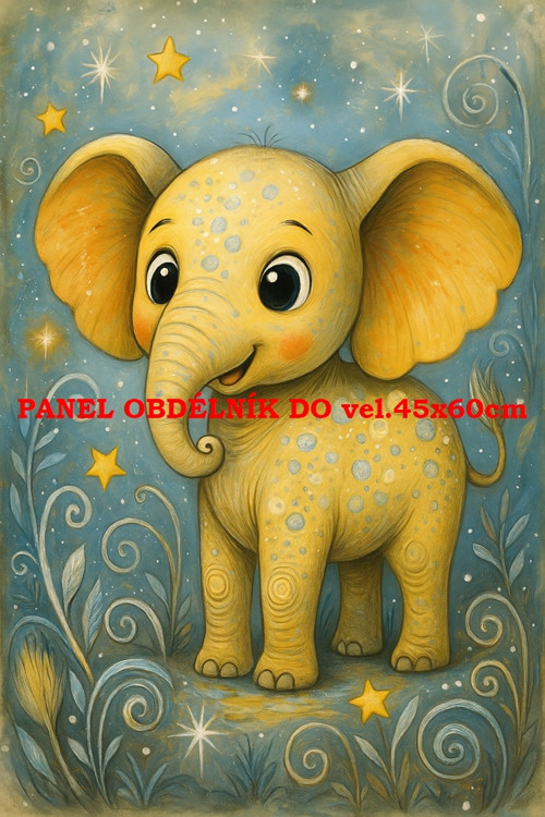 Bavlněný panel 7x10 cm