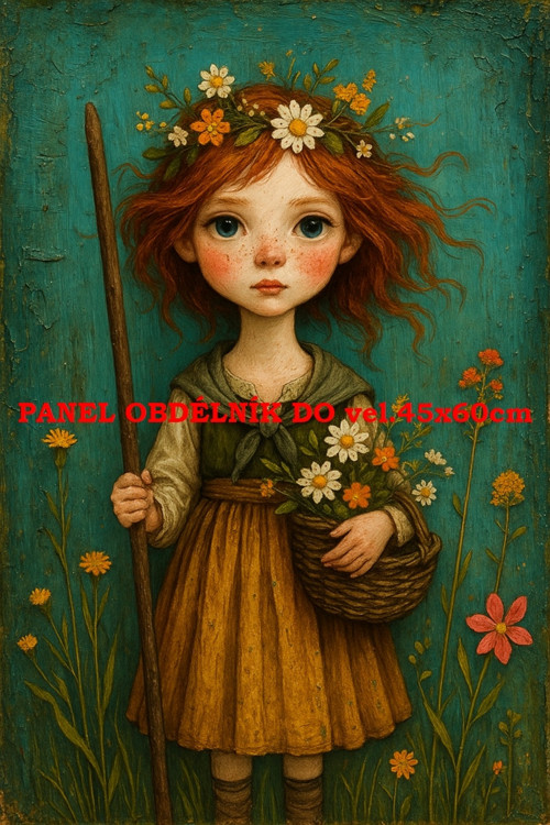 Bavlněný panel 7x10 cm