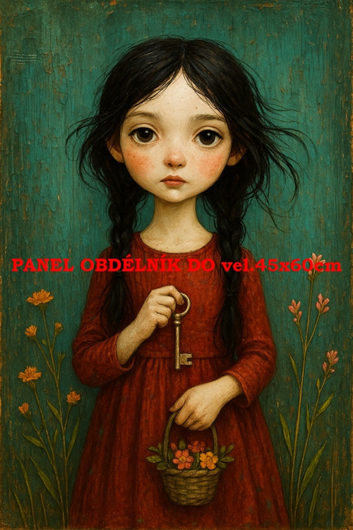 Bavlněný panel 7x10 cm