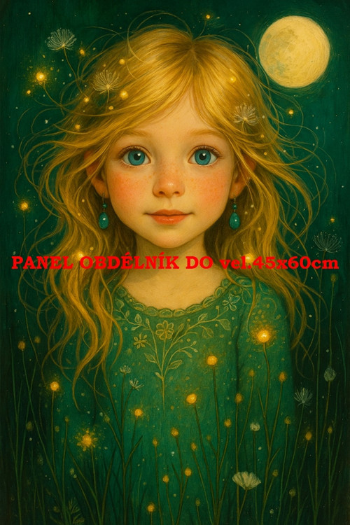 Bavlněný panel 7x10 cm