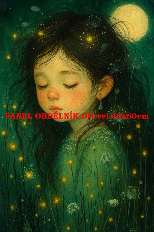 Bavlněný panel 7x10 cm