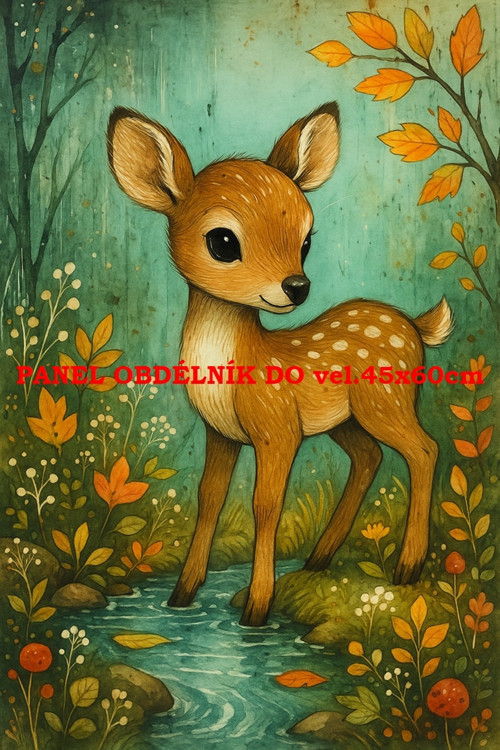 Bavlněný panel 7x10 cm