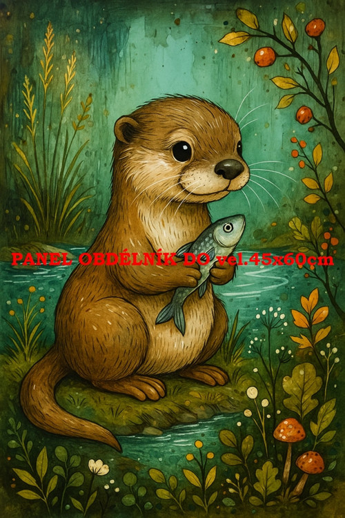 Bavlněný panel 7x10 cm