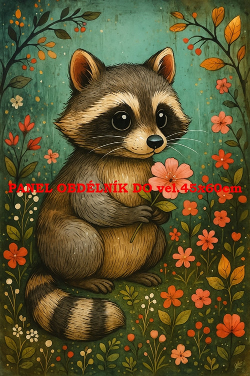 Bavlněný panel 7x10 cm — foto 1