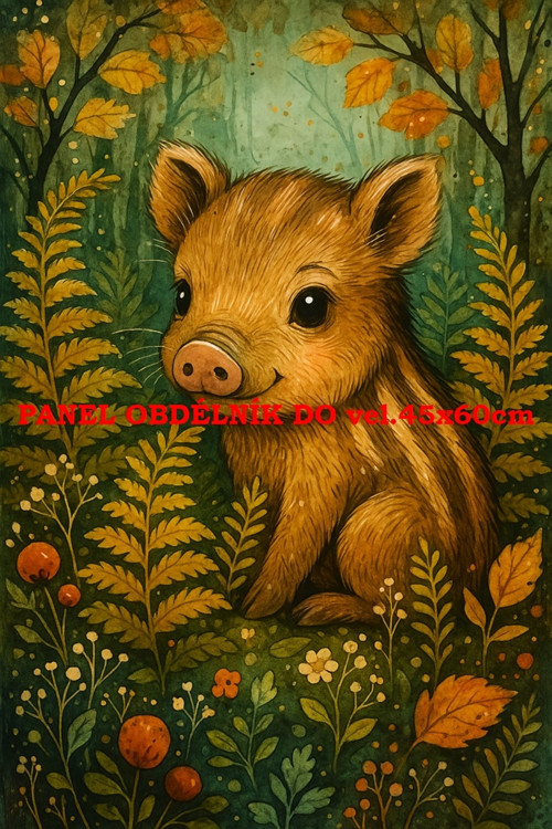 Bavlněný panel 7x10 cm — foto 1