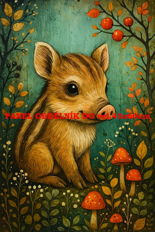 Bavlněný panel 7x10 cm