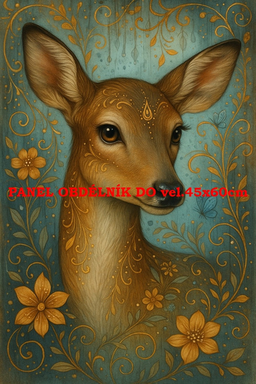 Bavlněný panel 7x10 cm