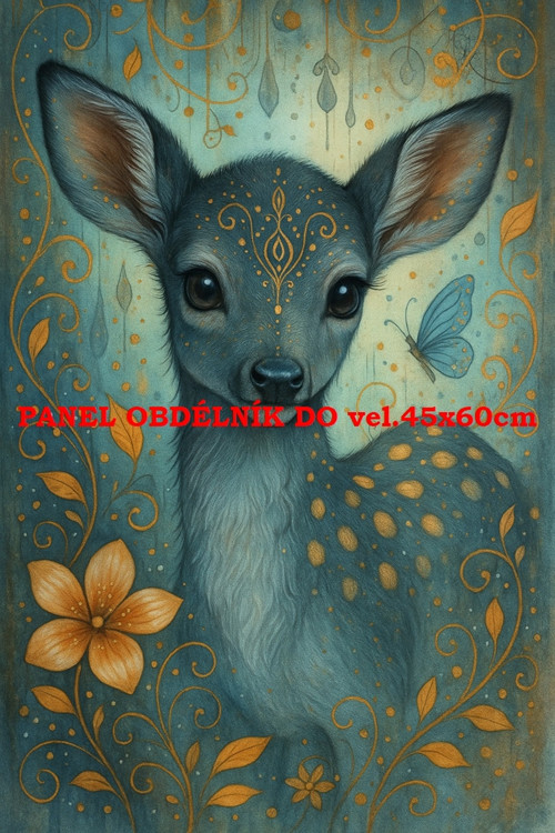 Bavlněný panel 7x10 cm