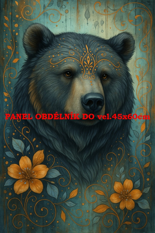 Bavlněný panel 7x10 cm