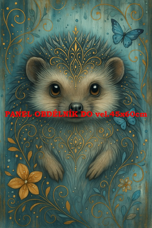 Bavlněný panel 7x10 cm