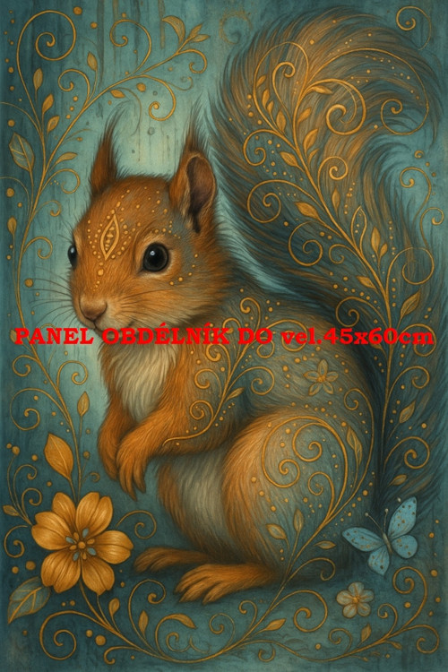 Bavlněný panel 7x10 cm