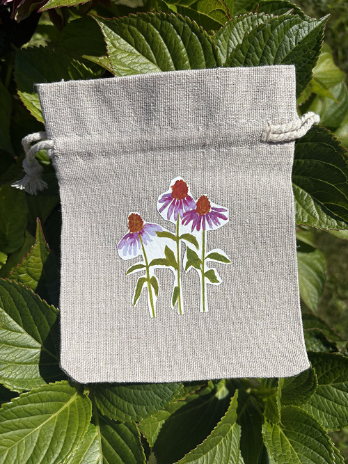 Látkový sáček (echinacea)