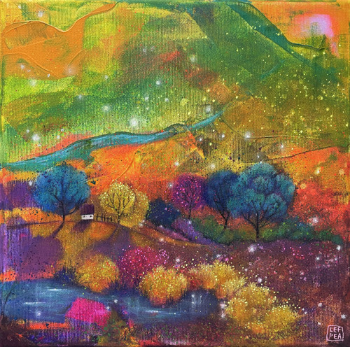 Babí léto - 30x30cm — foto 1