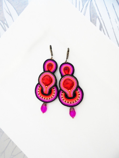 Soutache náušnice