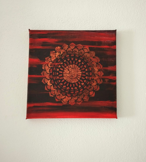 Obraz mandala vášně