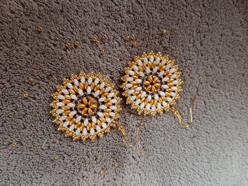 Náušnice Mandala Paprsek