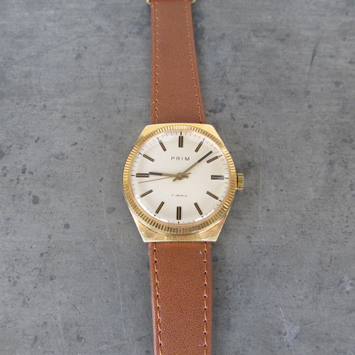 Hodinky PRIM ala "Rolex" z roku 1984, zlacené