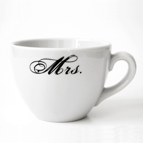 Hrnek porcelánový, svatební " Mrs. " 250ml
