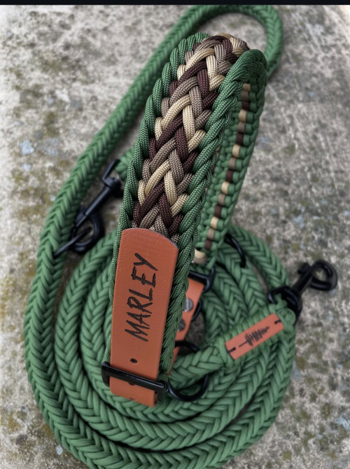Paracord obojek s naatavitelným zapínáním