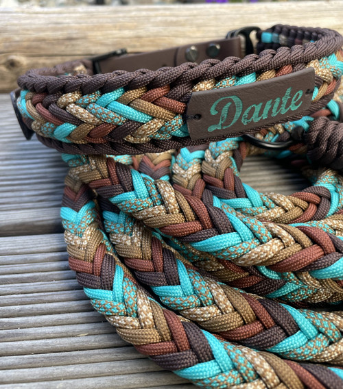 Paracord obojek s nastavitelným řemínkem