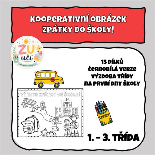 Kooperativní obrázek - Zpátky do školy!