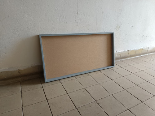 Dřevěný rám na mechový obraz 80 x 40 cm
