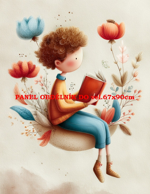 Bavlněný panel 19x25 cm - skladem