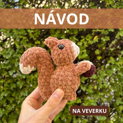 Návod na háčkovanou veverku