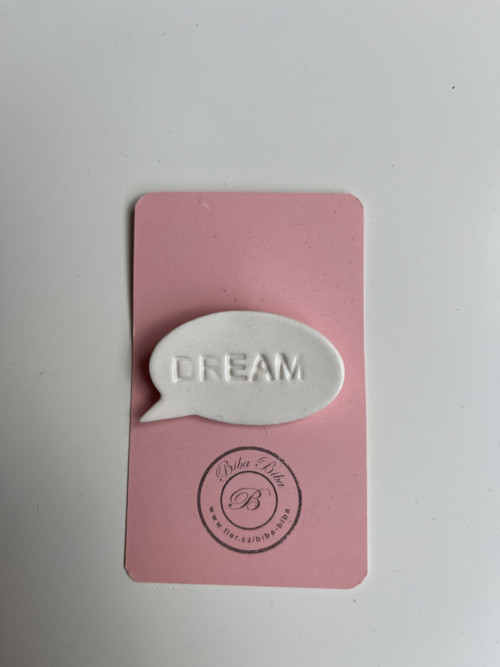 Porcelánová brož DREAM