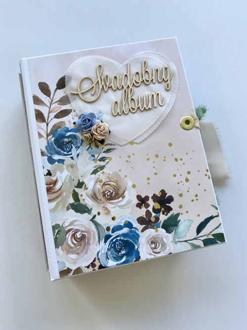 Svadobný album "Blue & Blush" Roses