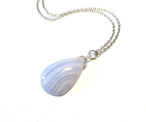 Chalcedon, řetízek chir.ocel