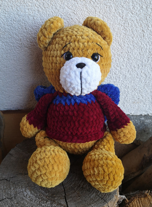 Medvídek s kapucí 35 cm
